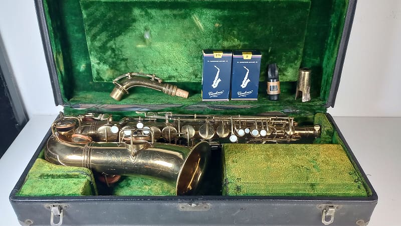 C.G. Conn New Wonder Series I Alto Saxophone 1923 Gold Finish image 1