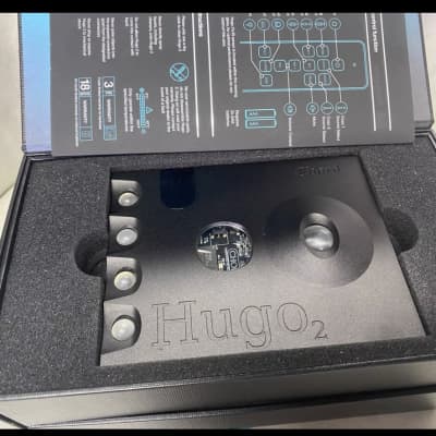 NEW! Chord Electronics Hugo 2 DAC Headphone Amp Chord Electronics - HUGO 2 Transportable DAC / Headphone portal Amplifier better than Astell and Kern made in UK black image 1