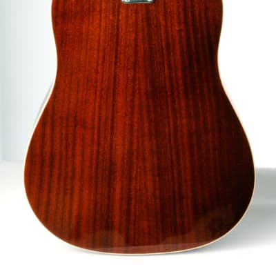 Eko Ranger 12 Dreadnought Vintage Reissue EQ Natural Stain Spruce Top Electro Acoustic Guitar New image 5