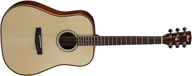 Cort AS-E4 Acoustic Guitar | Hard Case Included image 1