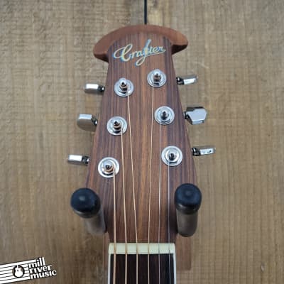 Crafter SF-900 Ovation-Style Acoustic/Electric Guitar Used image 3