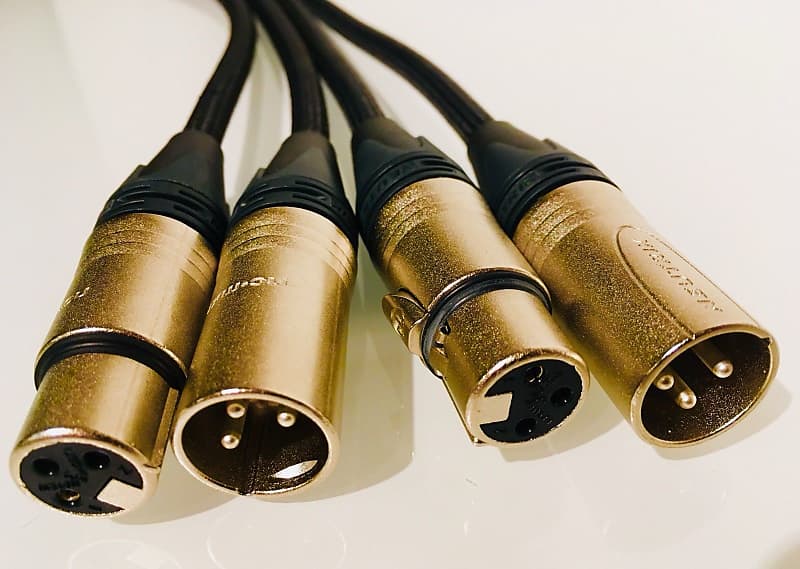 Pinetree Audio BlackGround Balanced XLR Cables 5ft.  			
