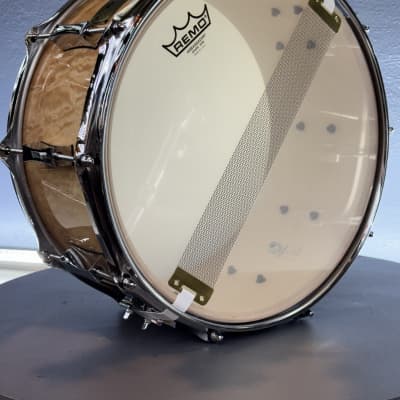 Pork Pie Percussion 7X14 CURLY MAPLE HI-GLOSS MAPLE MAX SHELL image 5