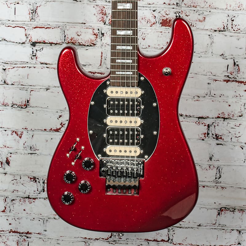 Sawtooth - S-Style Solid Body SHSHS Electric Guitar w/Floyd Rose, Red Sparkle - w/HSC - x4614 - USED image 1