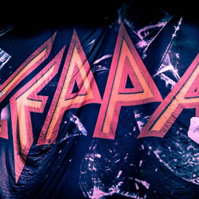 Def Leppard 2016 Tour Stage Backdrop. 35' x 60'. Authenticated! image 2