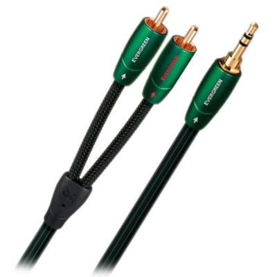 AudioQuest Evergreen 3.5mm Male to RCA Male Cable - 8m (26.25 ft