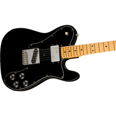 Fender American Vintage II 1977 Telecaster Custom MN Black - Electric Guitar image 2