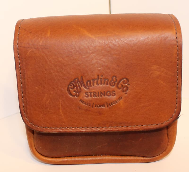 Martin Leather Accessory Pouch w/ Martin Goodies Reverb