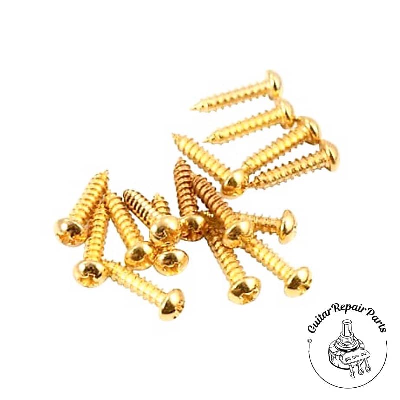 Tailpiece Or Bass Tuning Machine Screws 4 x 1/2" Round Head Reverb