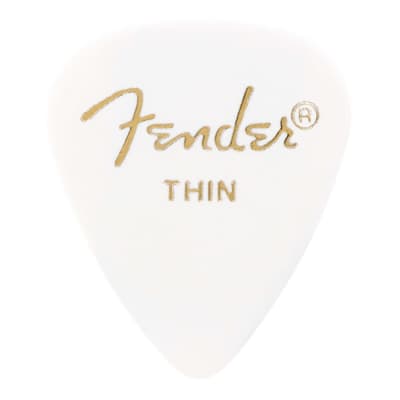 Fender 351 Shape Classic Picks (12-Pack) - White image 2
