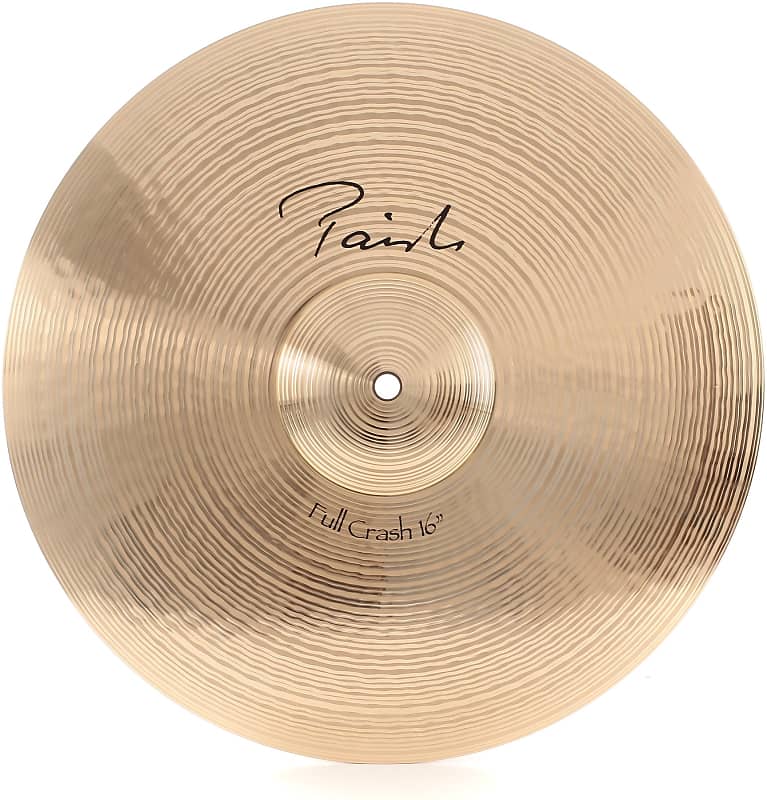 Paiste 16 Inch Signature Series Full Crash Cymbal with Integrated Bell Character (4001416) image 1