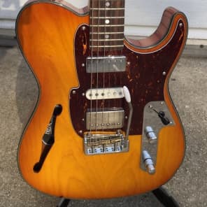 Fret-King Country Squire Semitone Deluxe 2013 Cherry Sunburst image 10