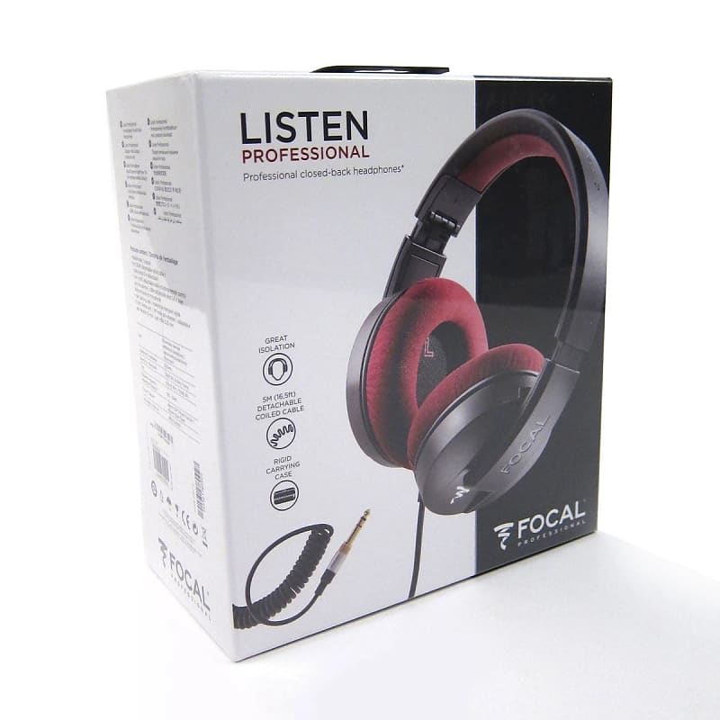 Focal Pro Listen Professional Closed-Back Headphones - Full Warranty! |  Reverb