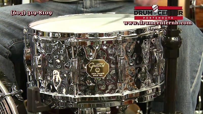 Gretsch USA Hammered Brass Snare Drum 6.5X14