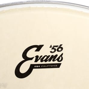 Evans EQ4 Calftone Bass Drumhead - 20 inch image 2