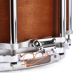 Pearl Free Floater Mahogany/Maple - 6.5 x 14-inch Snare Drum - Satin Natural image 6