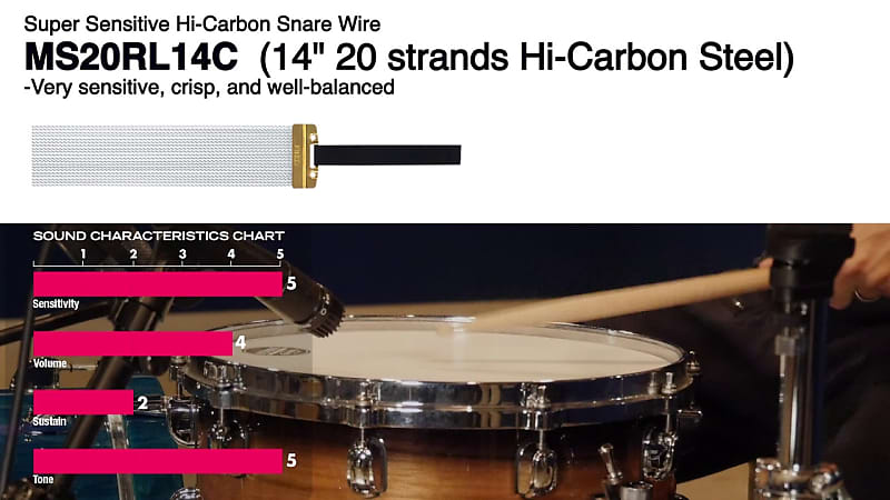 Super Sensitive Hi-Carbon Snare Wires, Snare Drum Accessories, SNARE DRUM  ACCESSORIES, PRODUCTS