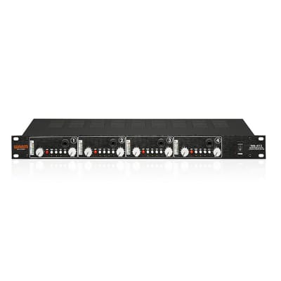 Warm Audio WA-412 4-Ch Microphone Preamp w/ DI Hi-Z Inputs Balanced Outputs image 1