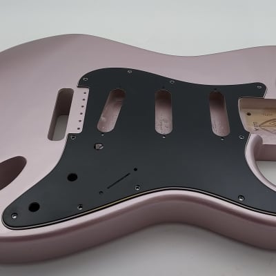 3lbs 11oz BloomDoom Nitro Lacquer Aged Relic Faded Burgundy Mist S-Style Vintage Custom Guitar Body image 6