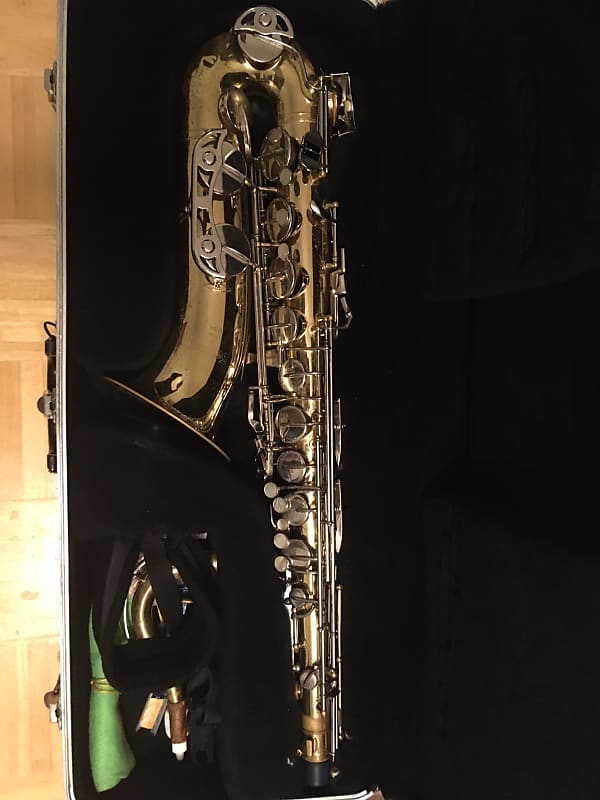 Selmer 1244 Tenor Sax Brass Lacquer Reverb