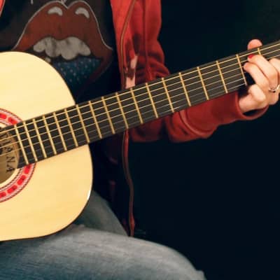 Indiana COLT Standard Size 36-Inch Spruce Top 6-String Acoustic Guitar w/Gig Bag image 12
