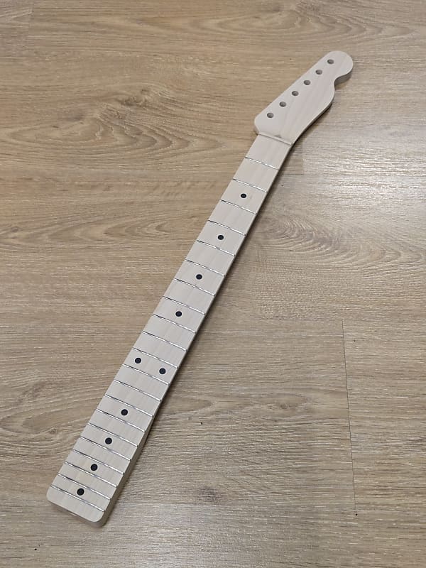Goldo Tele Maple 21 Frets Unfinished Neck image 1