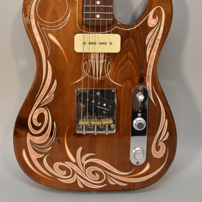 Murga Special T Telecaster Style Electric Guitar Made From 200 Year Old Pine image 4