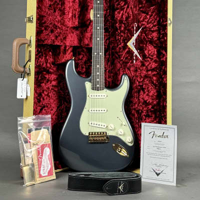 Fender Custom Shop 1957 NOS Stratocaster 2017 - Charcoal Frost Metallic with Gold Hardware image 9
