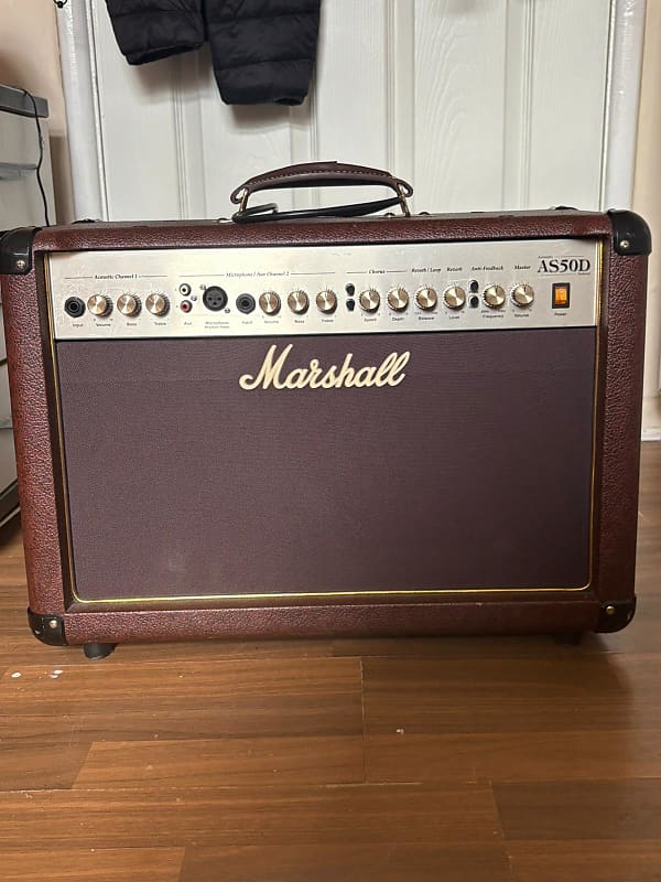 Marshall Acoustic Soloist AS50D 2-Channel 50-Watt 2x8" Acoustic Guitar Combo 2007 - Present - Brown image 1