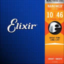 Elixir 12450 12-String Electric Guitar Strings w NANOWEB Coating, Light (.010-.046)