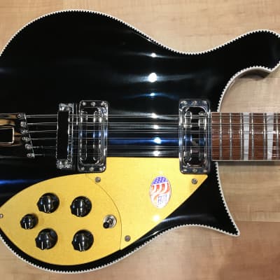 Rickenbacker 660/12 12-String Electric Guitar 2019 JetGlo image 4