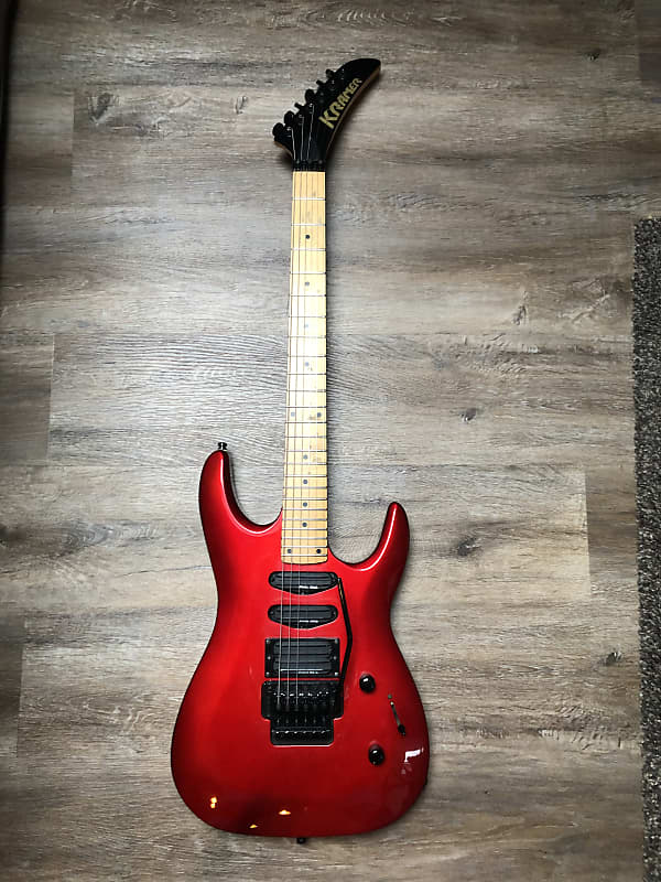 【激レア美品】Kramer Striker 422S エレキベース　レッド Original 1980s KRAMER Striker 422S 422 s Metallic Red | Reverb