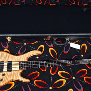 2015 Ken Smith 5WTE ELITE White Tiger Flamed Maple 5-String Bass image 12