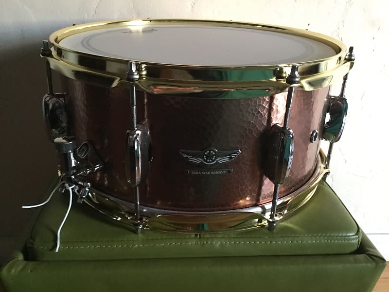 Tama 14x6.5 Star Reserve Hand Hammered Copper Snare Drum (TCS1465H)