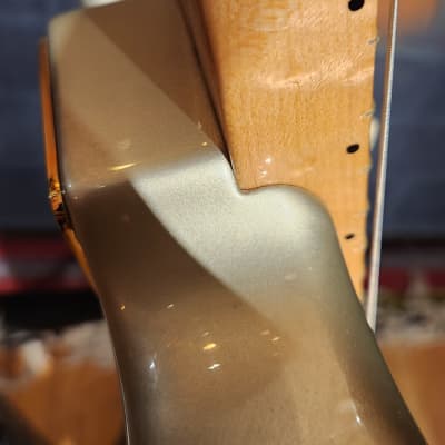 Fender 1997 Custom Shop Stratocaster 1958 Reissue Inca Silver Gold Hardware w/COA-Original Tweed Hard Case image 14