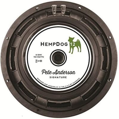 Eminence Signature Series Hempdog 12 12" Pete Anderson Guitar Speaker, 150 Watts at 8 Ohms image 1