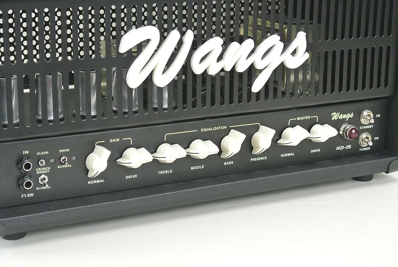 Wangs HD-15 - High Gain 3-channel 15W All Tube Amplifier Head (w/  foot-switch)