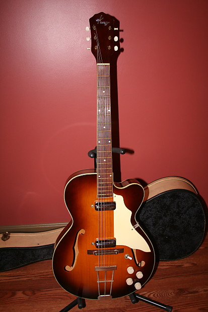 Kay 6970 Swingmaster Archtop Electric Jazz Guitar 1960's Sunburst image 1