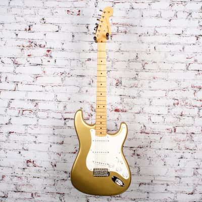 Fender - 2018 American Original 50's Stratocaster Electric Guitar, Aztec Gold - w/OHSC - x3597 - USED image 2