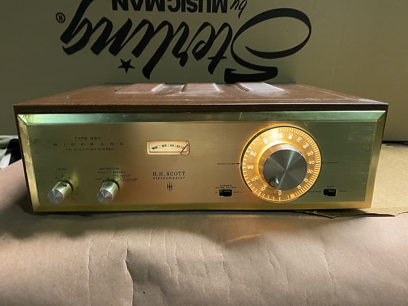 SCOTT 350 STEREOMASTER FM TUNER 1960-62 - Gold  			