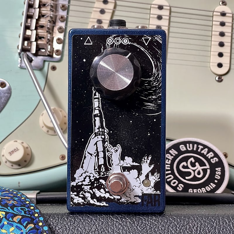 Pine Box Customs Far “Wild Series” Fuzz Pedal Blue Reverb
