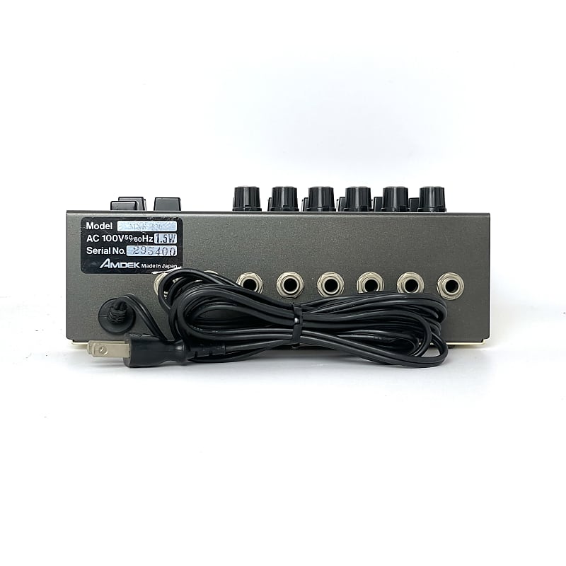 DJ機材 AMDEK STEREO 6ch mixer MXK-600 AMDEK MXK-600 6ch Vintage Analog Stereo Mixer | Reverb Czechia