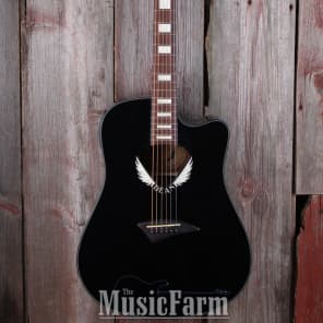 Dean VWING Acoustic Electric Guitar V Headstock Tuner Preamp