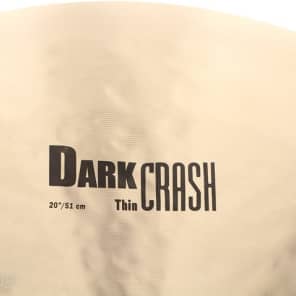 Zildjian 20 inch K Zildjian Dark Thin Crash Cymbal image 3