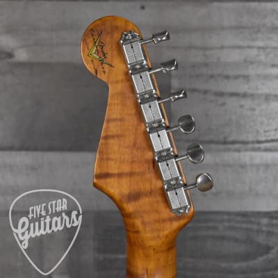 Fender Custom Shop '58 Stratocaster - Aged Sherwood Green Metallic with Hard Shell Case image 8