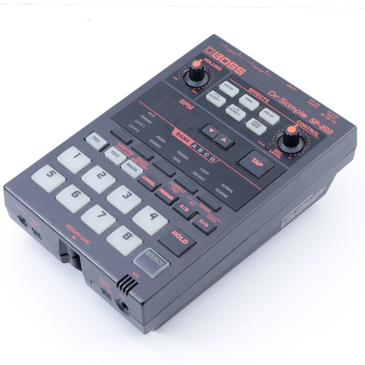 限定SALE品質保証BOSS SP-202 Dr.Sample ボス サンプラー スマートメディア Roland S4M-5 付き サンプラー