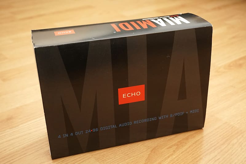 Echo MiaMIDI Mia Midi Digital Audio Interface 24.96 Sound Reverb