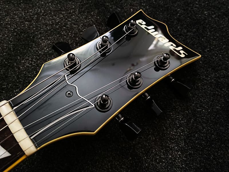 ギター ESP Edwards E-MA ESP Edwards E-MA-105SD/QM Eclipse 2013 - Reindeer Blue