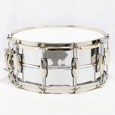 Ludwig LB402BN [Super Ludwig COB (Chrome Over Brass) Snare Drum 14 x 6.5] image 2