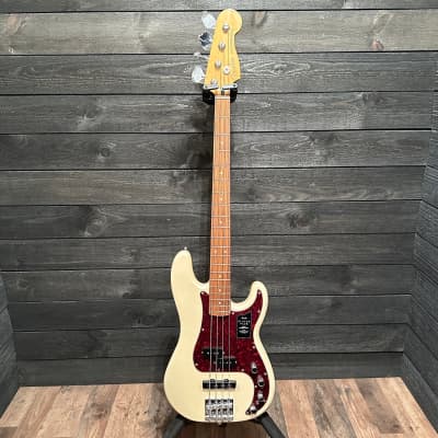 Fender Player Plus Precision Bass MIM 4 String Electric Bass Guitar Olympic Pearl image 12